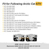 Arctic Cat ATV 400 2x4 4x4 Auto Front Brake Calipers & Pads (2002–2015)