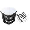 Supermoto Dirt Bike - White Universal Headlight Fairing