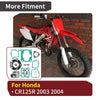 Honda CR125R 54mm STD Piston Gaskets Top End Rubuild Kit (2003–2004)