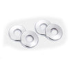 Benz C GLC 4pcs Silver Door Lock Pins Button Knob Cover Trim Fit (2015-2018)