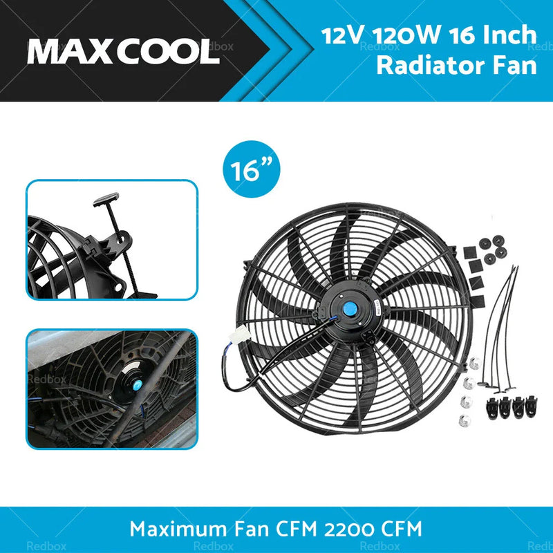 Universal Cars 16" Electric Radiator Cooling Fan