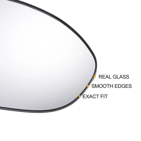 Mazda 2 3 Left Right Side Mirror Glass w/ Backing Plate (2003-2013)