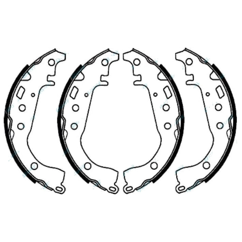 Toyota Prius 2001-2016 Rear Brake Shoes Lining Set (2 x Shoes)