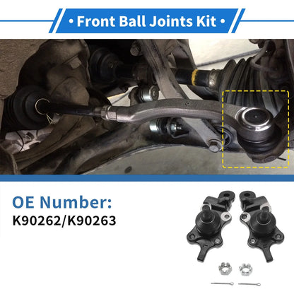 2 x Front Lower Ball Joints for Toyota Tundra (2000-2002)