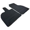 Lamborghini Aventador (2012-2023) - Diamond Black Stitching Leather Floor Mats