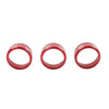 Subaru Forester XV Crosstrek WRX STi Red AC Climate Control Knob Ring Covers