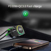 Night Drives Portable Car Charger with FM Transmitter and Romantic Lighting