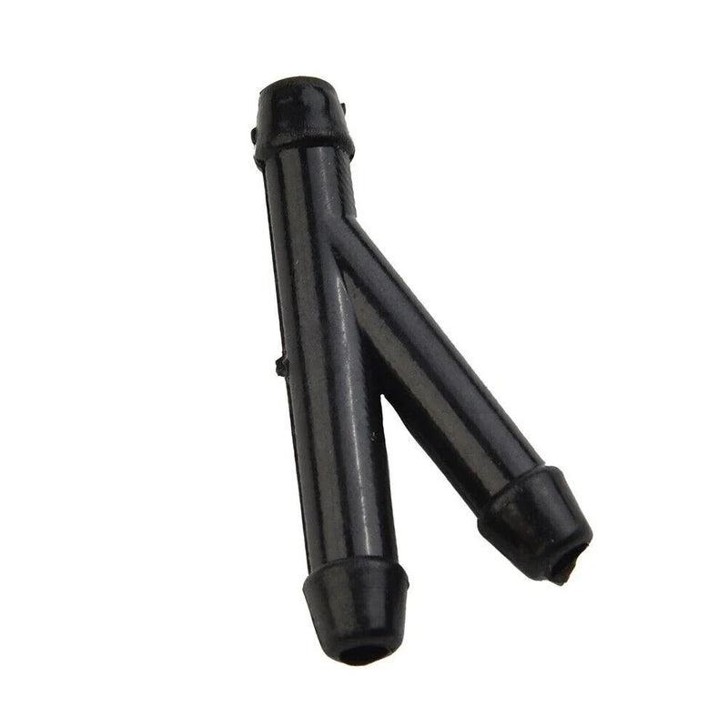 Vehicle Windscreen Washer 5M Black Hose Connectors Nozzle Pump