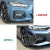 BMW 4 Series G22 G23 M Sport Gloss Black Air Vent Trims (2020-2024)
