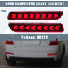 Suzuki SX4 LED Rear Bumper Fog Tail Light Red Lens (2007-2014)