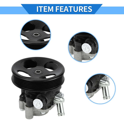 Power Steering Pump with Pulley for Toyota Sequoia Tundra (2001-2023)