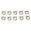 80pcs 6-15mm Spring Band Fuel Vacuum Hose Pipe Clamps