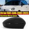 Fiat 500 & Punto Gloss Black Side Wing Mirror Cover (2012-2019)