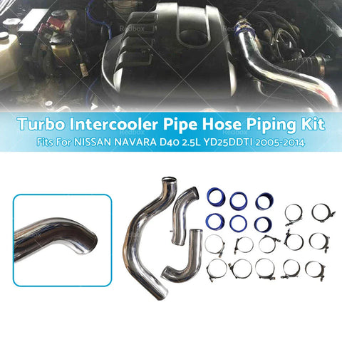 Nissan Navara D40 2.5L YD25DDTI Turbo Intercooler Pipe Hose Kit (05-14)