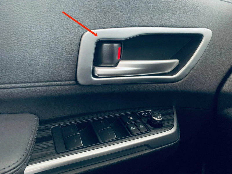 Toyota Sienna 2 x ABS Matte Interior Front Door Handle Cover Trim (2021-2023)