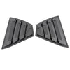 Nissan Sentra Carbon Style Rear Vent Window Scoop Louver Cover Trim (2020-2024)