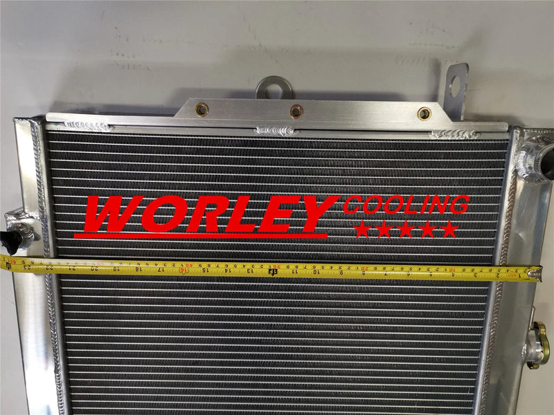 Toyota LandCruiser 75 Series 44mm Aluminum Radiator + Hose (1984-2000)