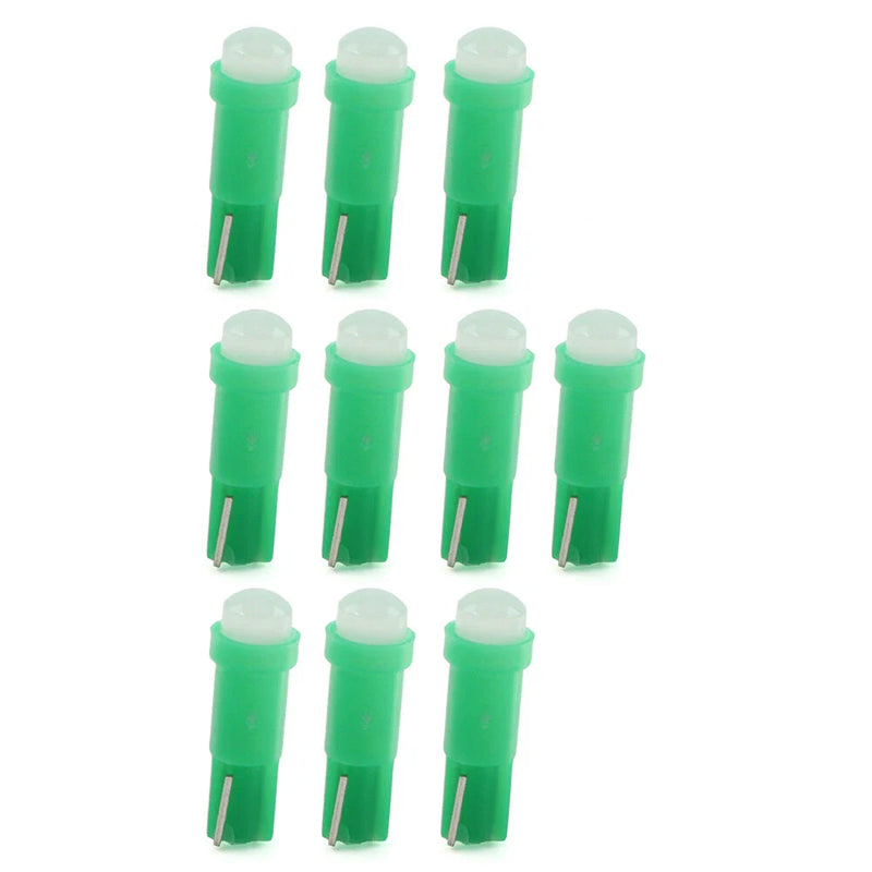 Car Green T5 1 SMD Dashboard Gauge Indicator Light Bulbs