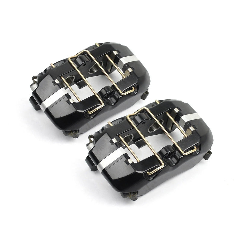Universal - Black Anodized 4 Piston Billet Aluminum Rear Caliper (N/A)
