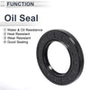 Oil Seal Rotary Shaft Seal NBR Rubber 48x80x10mm 5 Pcs