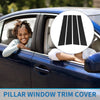 Kia Soul (2011-2013) Black 4 Pcs Door Pillar Window Trim
