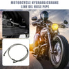 Set 1.9m 6.23ft Motorcycle Hydraulic Brake or Clutch Line Hose with Screws