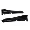Infiniti Q50 2 x Gloss Black Rear Bumper Lip Splitters (2018-2022)