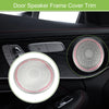 Mercedes Benz C E GLC Class 4pcs Door Speaker Frame Cover Trim (2015-2023)