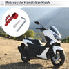 Set Universal Motorcycle Handlebar Hook Load-Bearing Capacity Red