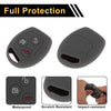 Ford Courier  - 3 Buttons Gray Key Case