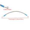 Universal Motorcycles 39cm Stainless Steel Braided Brake Oil Hose Pipe