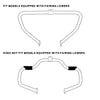Harley Touring FLHR FLTR FLHT Engine Guard Crash Bar (1997-2008)