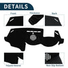 BMW 6 Series (2003-2010) Sun Protector Black Dashboard Cover Mat