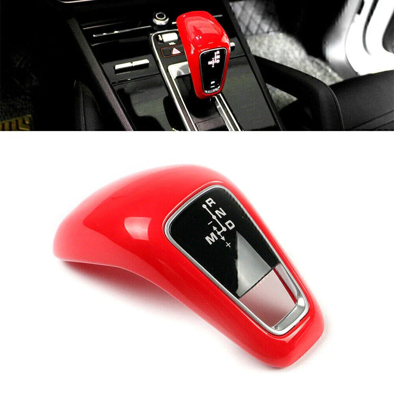 Porsche Cayenne Red ABS Gear Shift Knob Cover Trim (2018-2021)