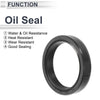 Oil Seal Rotary Shaft Seal TC Ring Nitrile Rubber 28x35x7mm Black 5 Pcs