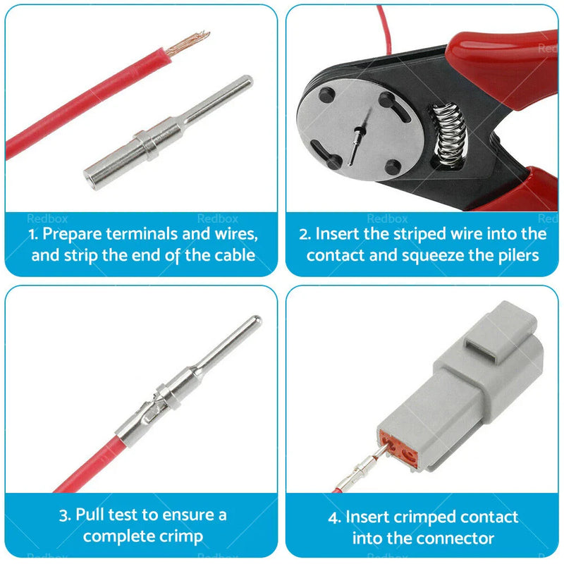 Auto Marine 117PCS DT 2 Way Connector Plug Kit (DT 2Pin)