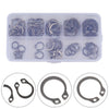 External Retaining Ring 8-18mm Assortment 100pcs Snap Storage Case Circlip