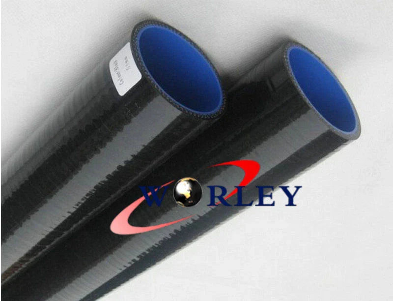 Intercooler Turbo Pipe Blue Silicone Straight Hose 63mm 2.5" ID (All Years)