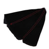 Car Universal Black & Red Gear Shift Knob Boot Gaiter Cover