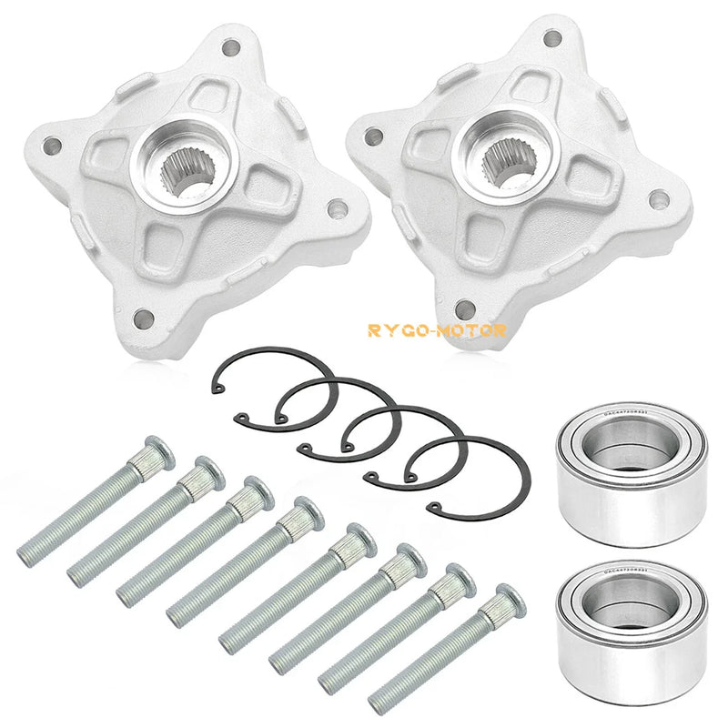 Polaris RZR 800 RZR S 800 Front wheel hubs & bearings & studs (2008–2014)