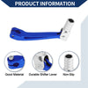 Honda CRF150F Folding Gear Shifter Lever Blue Silver Tone (2003–2017)