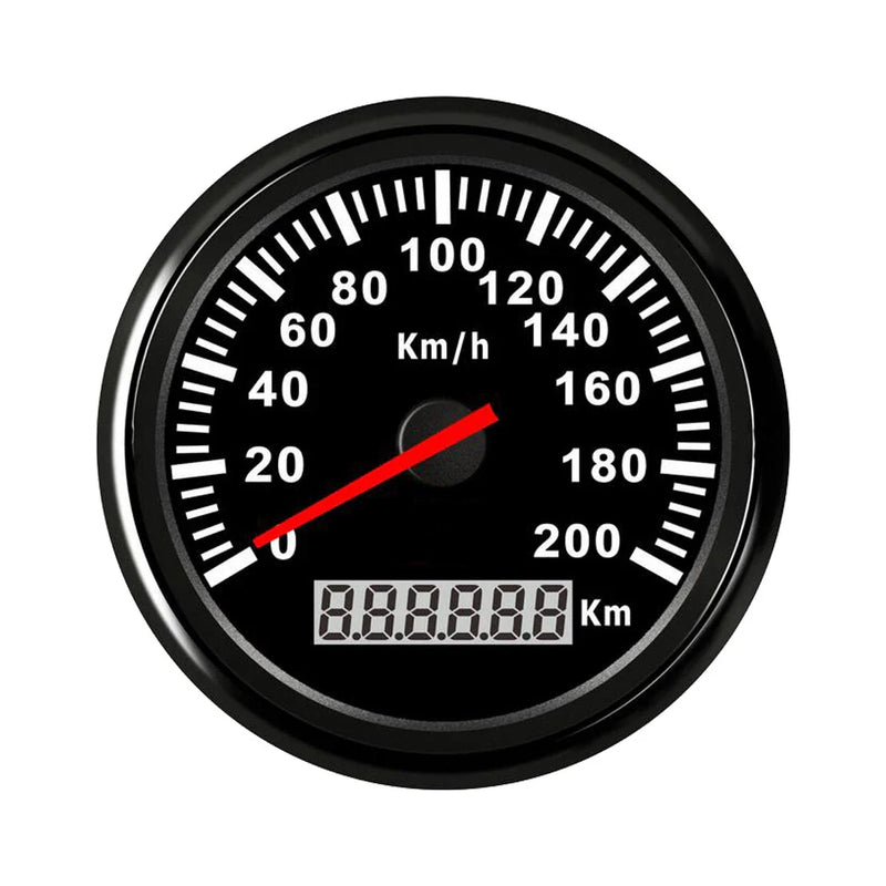 Car Truck Motorcycle 85mm 200km/h Speedometer Digital Odometer