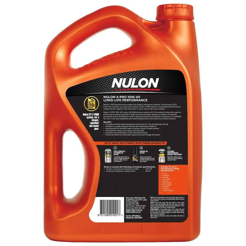 NULON X-PRO 5L NULON X-PRO 10W-40 Long-Life Engine Oil