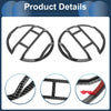 Ford  -  Pair Carbon Fiber Black Headlight Trim Bezels