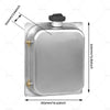 Universal Vehicles 7L Stainless Steel Gas Fuel Tank