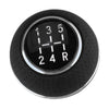 Car Silver 5-Speed Manual Gear Shift Knob