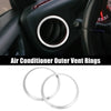 Toyota Subaru 2 x Air Conditioning Outer Vent Ring Trim