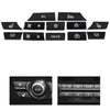 1x BMW 5 6 7 F10 F01 12 Button Key Caps A/C Heater Switch Repair (2010-2017)