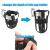 Harley Chopper Chrome Handlebar Cup Holder (Universal)