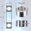 BMW 128i 1 Pcs Rear Left Right Wheel Bearing (2008-2013)